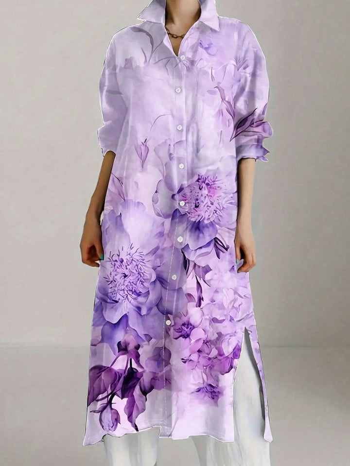 Claire Floral Print Maxi Dress