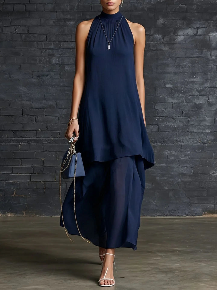Soriana Elegant Layered Chiffon Wedding Guest Dress