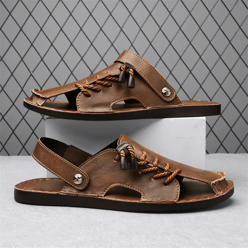 Zack Casual Leather Sandals