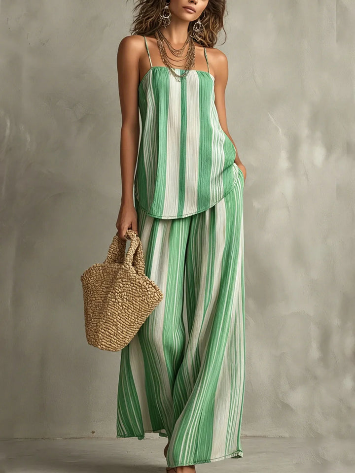 Raegan Striped Matching Set