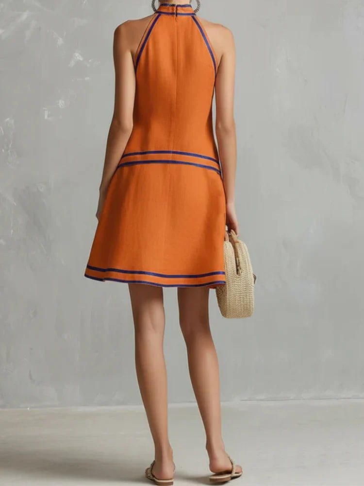 Leslie Halter Neck Mini Dress