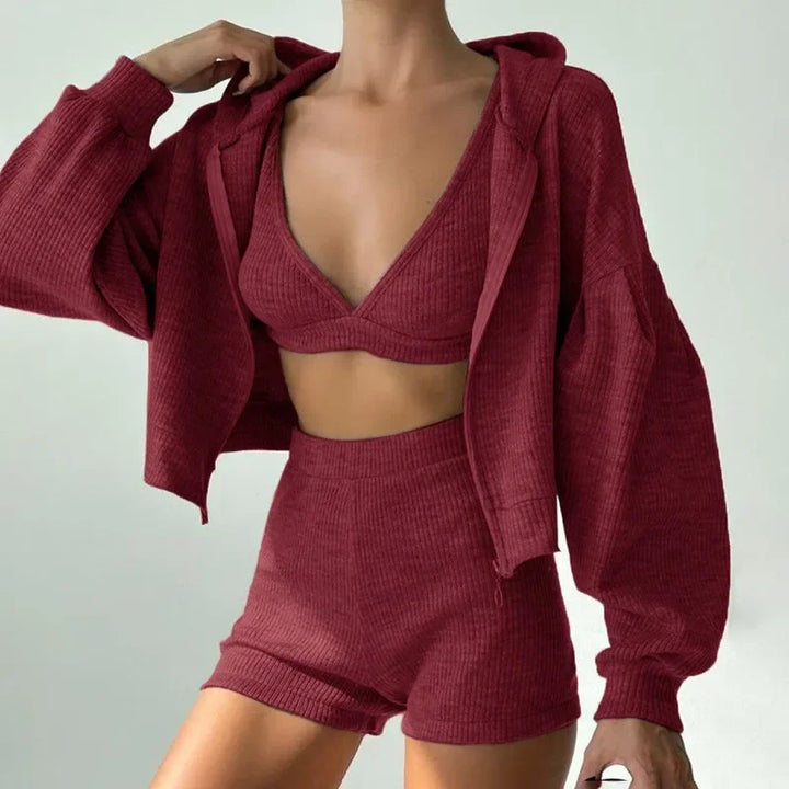 Fleur Ribbed Knit Set