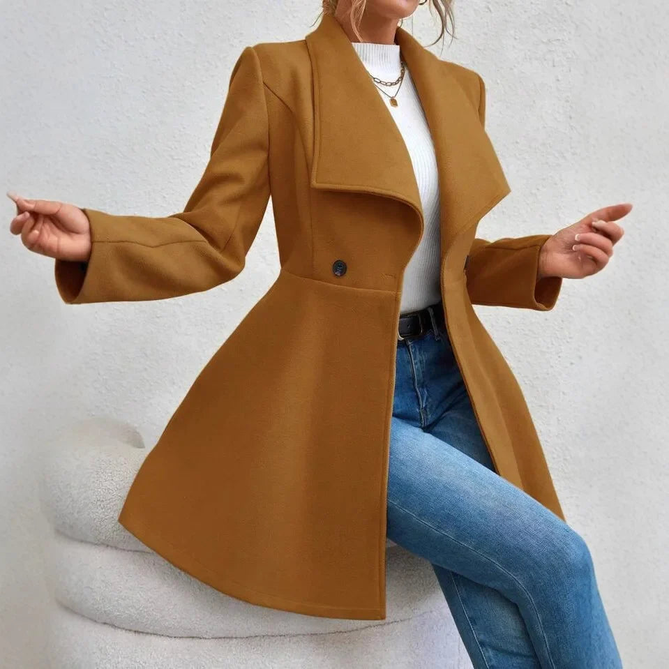 Fenley Waterfall Collar Coat