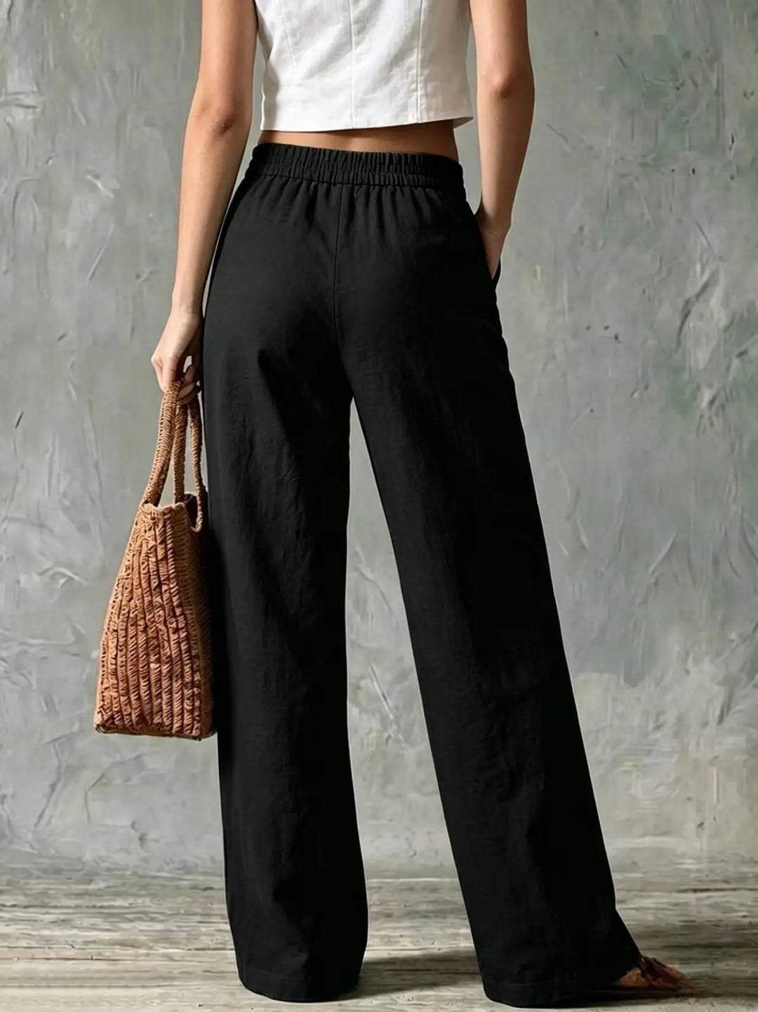 Myra High Waist Palazzo Trousers