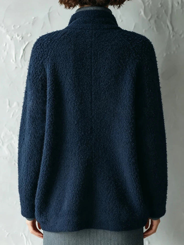 Clio Bouclé Stand Collar Jacket