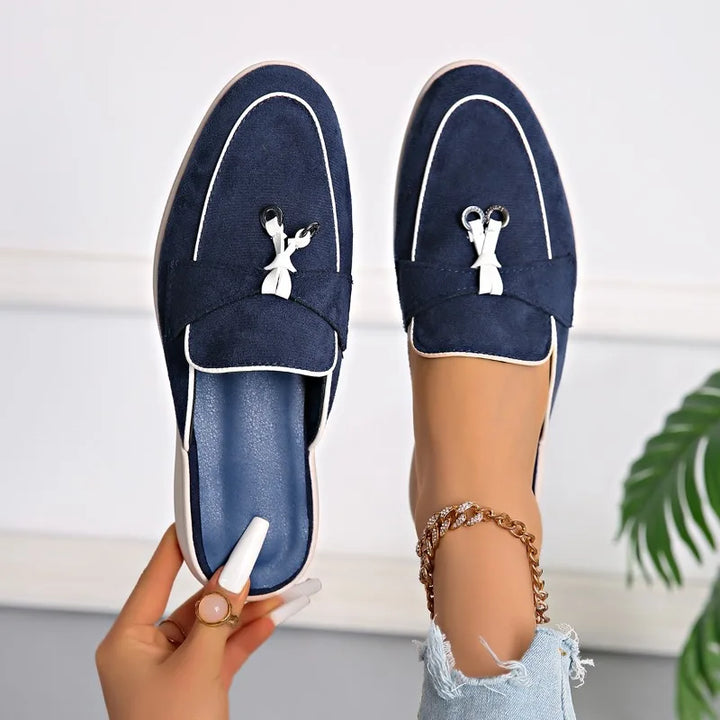 Gabrielle Tassel Mule Loafers