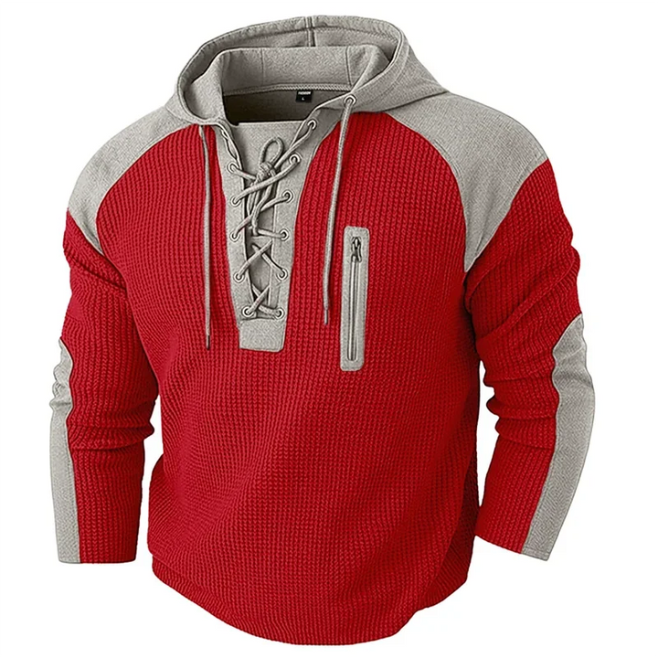 Torvald Lace Up Hoodie