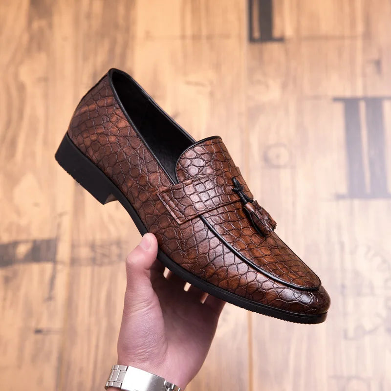 Naples Comfortable Slip On Dress Loafers