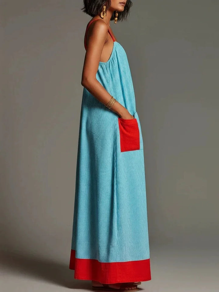 Chloe Square Neck Maxi Dress