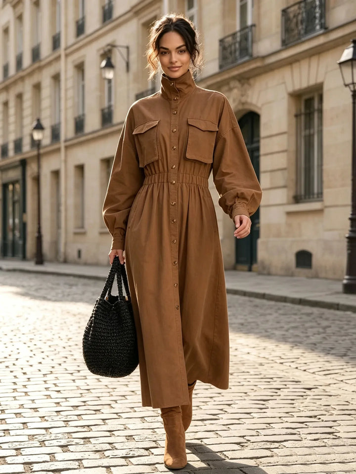 Harriet Flap Pocket Shirt Dress