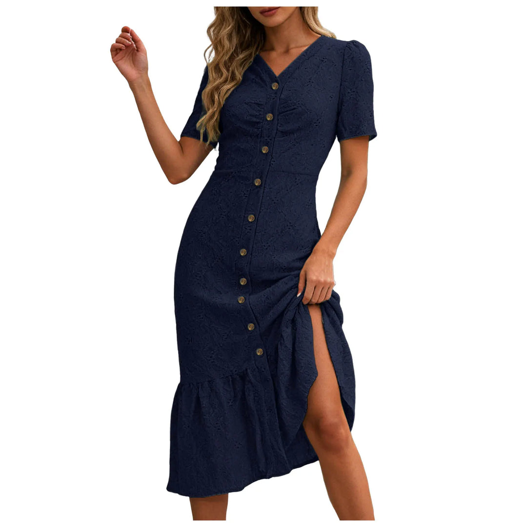 Orabella Eyelet Midi Dress