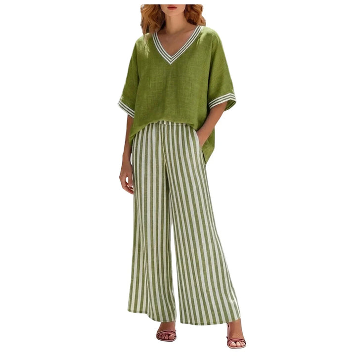 Marissa Striped Two Piece Set