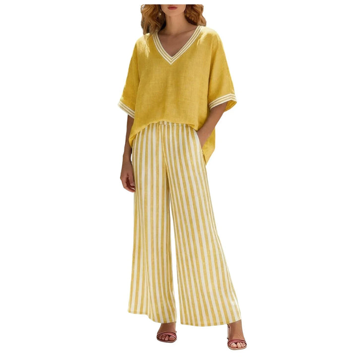 Marissa Striped Two Piece Set