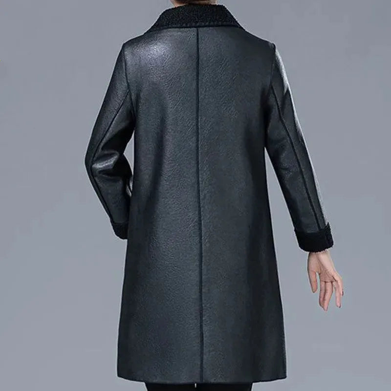 Evadne Shearling Collar Jacket