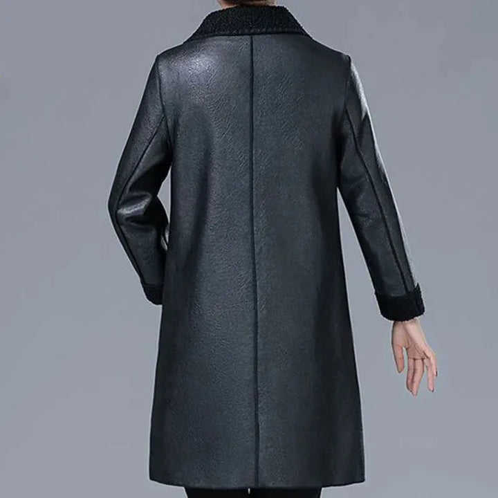 Evadne Shearling Collar Jacket