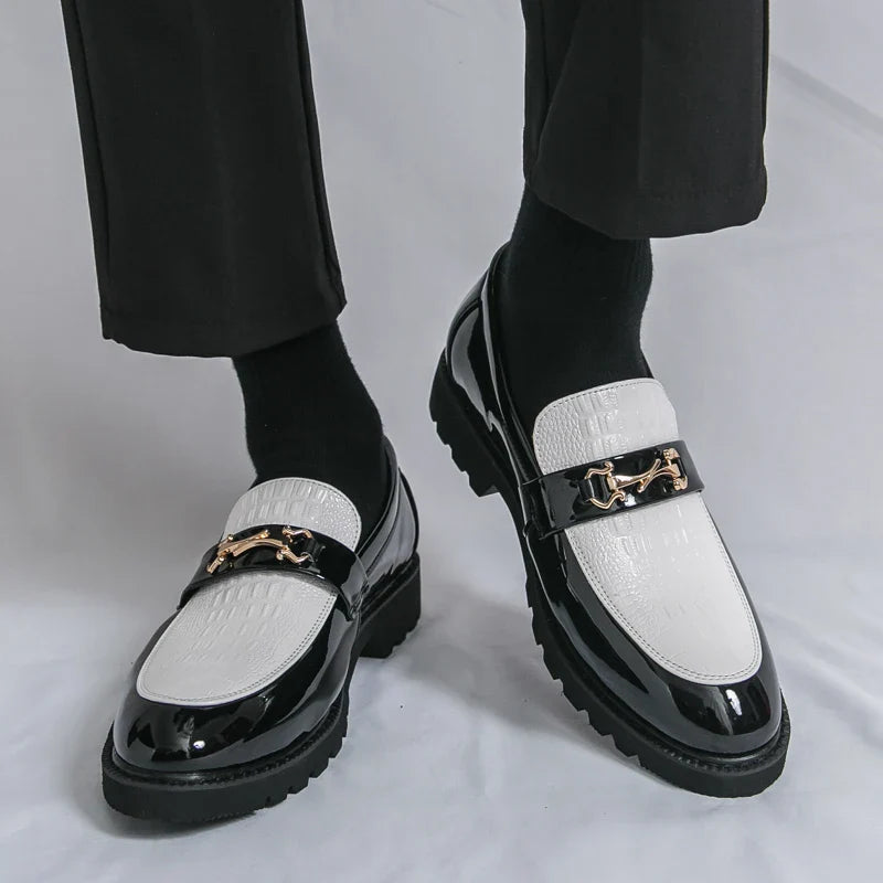 Arthur Patent Chain Loafers