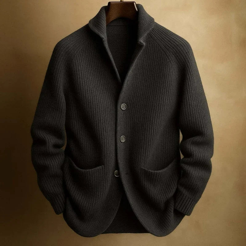 Marsimo Ribbed Knit Blazer Cardigan