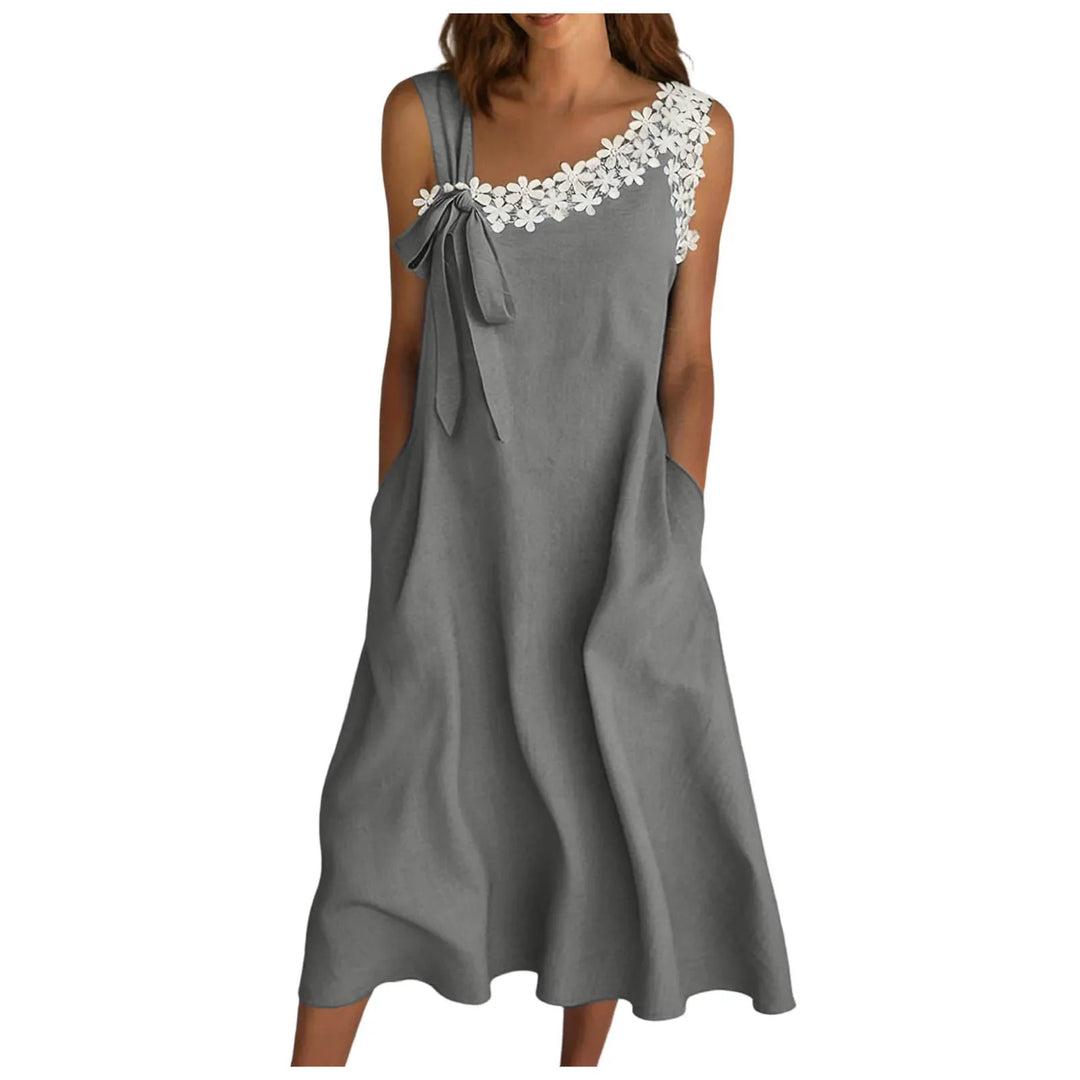 Gracie Casual Pocket Midi Dress
