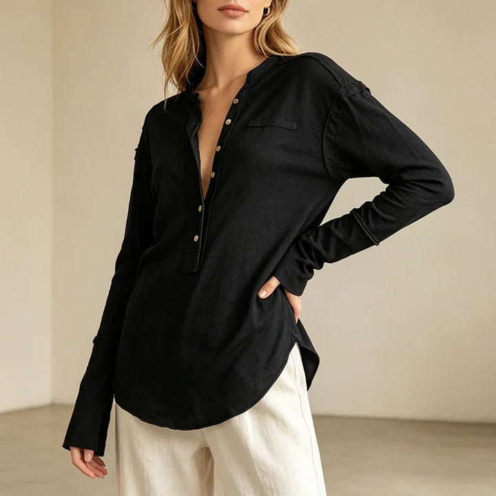 Kennedi Loose Collared Blouse