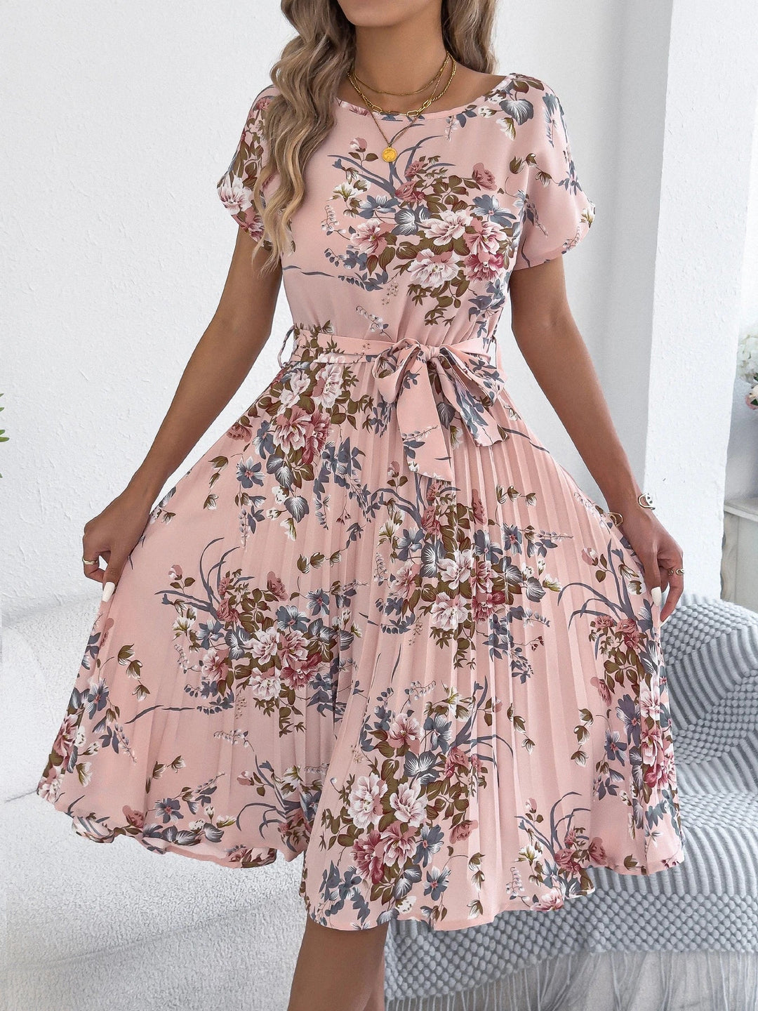 Florence Floral Midi Dress