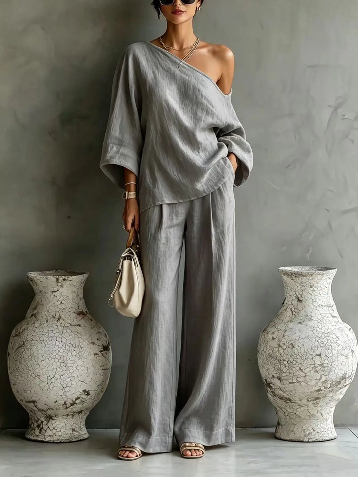 Arya One Shoulder Matching Set
