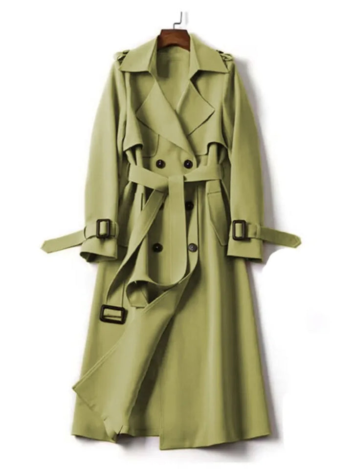 Marguerite Belted Waist Trench Coat