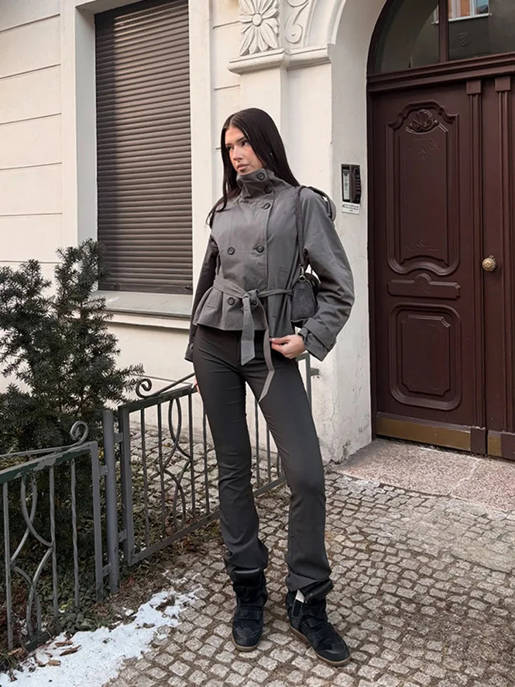 Genevra Double Breasted Trench
