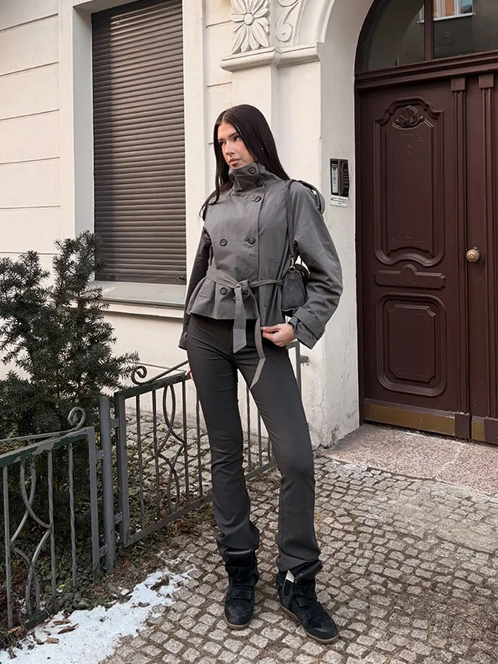 Genevra Double Breasted Trench
