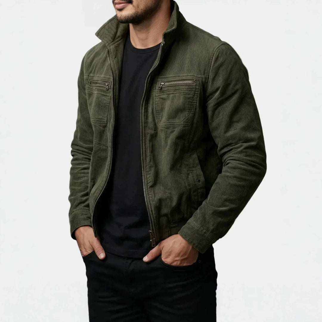 Nathaniel Corduroy Moto Jacket