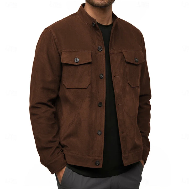 Vance Stand Collar Shirt Jacket