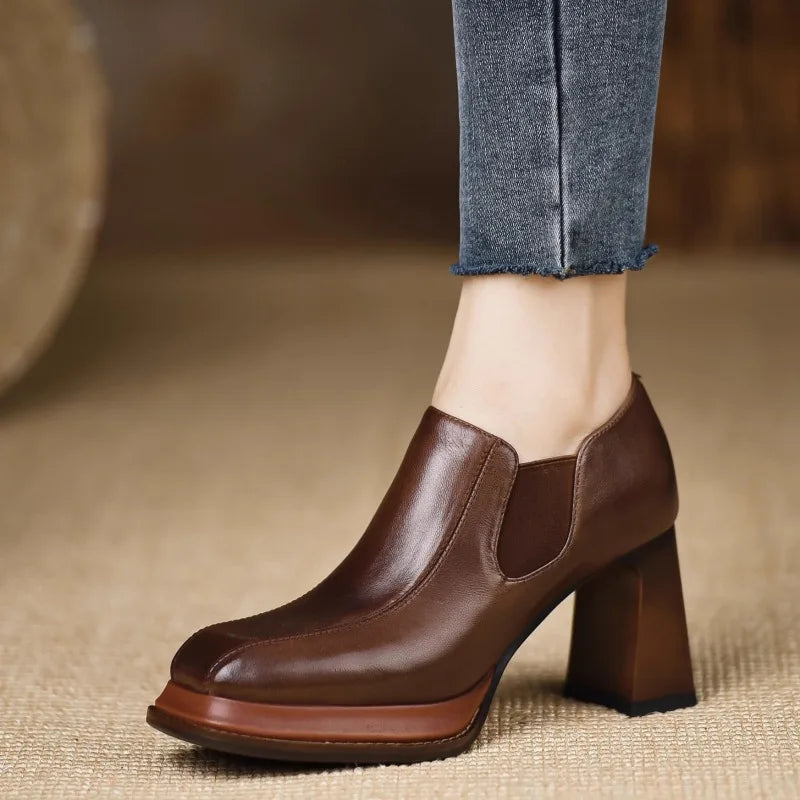 Calla Block Heel Pumps
