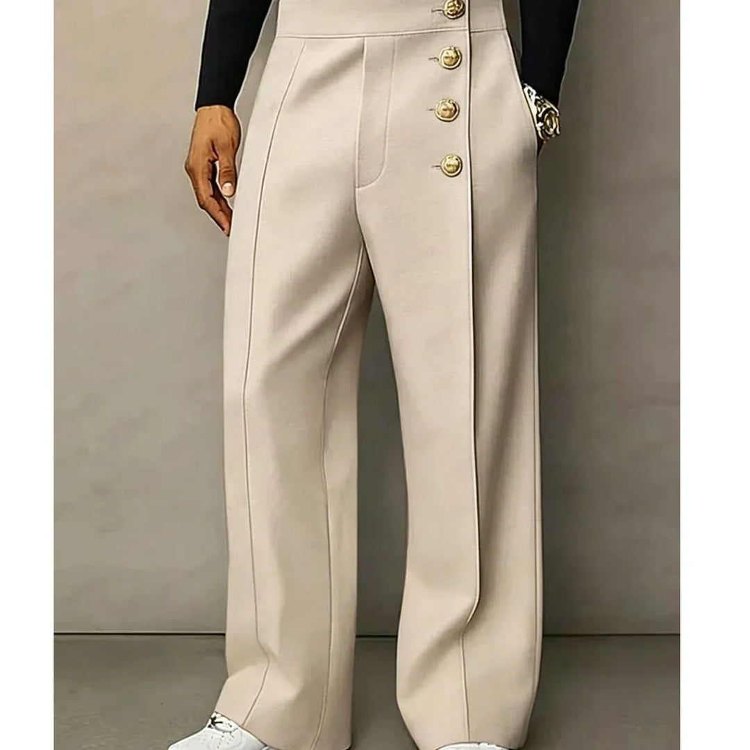 Torian Button Front Trousers