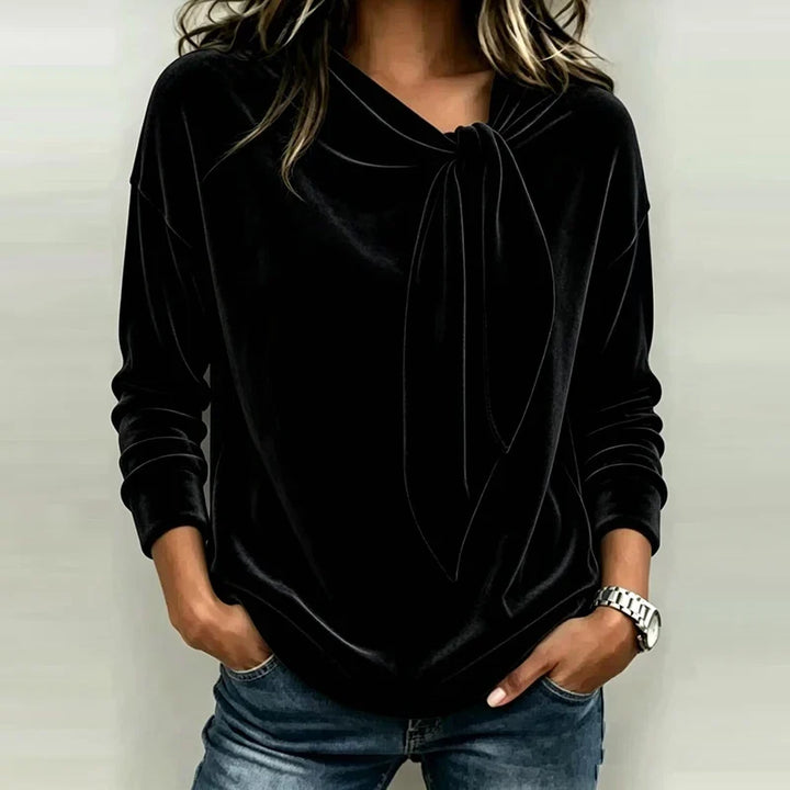 Marielle Bow Neck Pullover