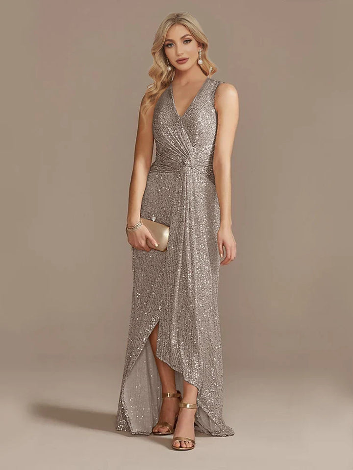 Mireya Sequin Evening Wedding Guest Dress