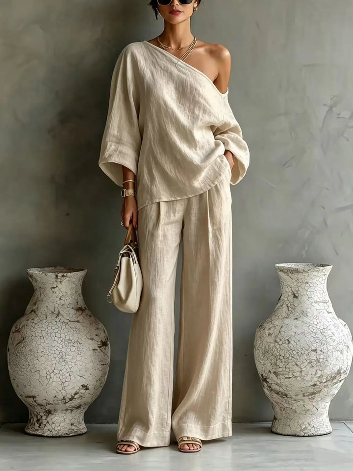 Arya One Shoulder Matching Set