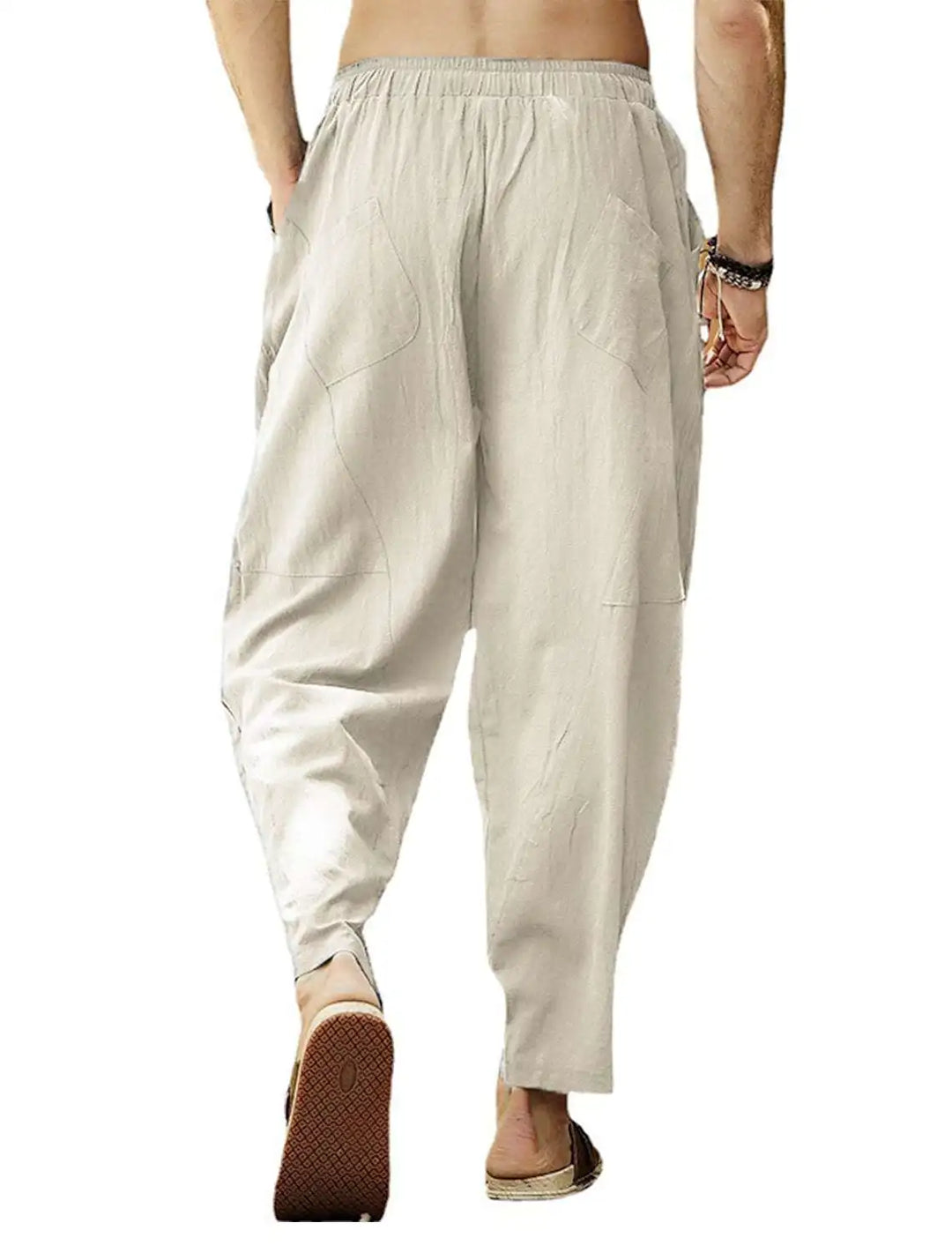 Hudson Relaxed Fit Drawstring Tapered Trousers