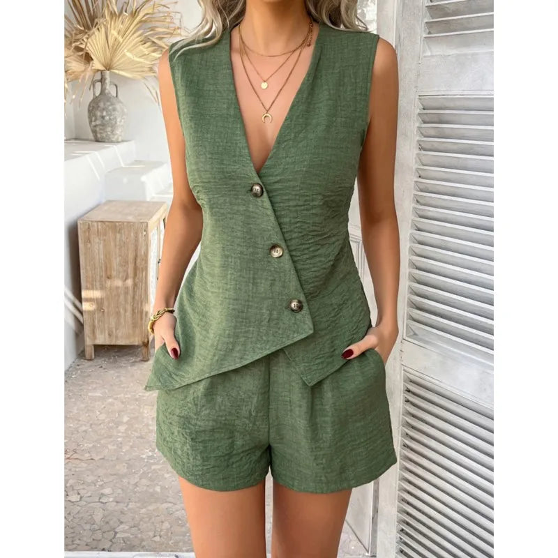 Samira Vest Short Set