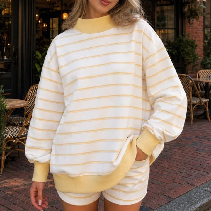 Tatiana Striped Pullover Set