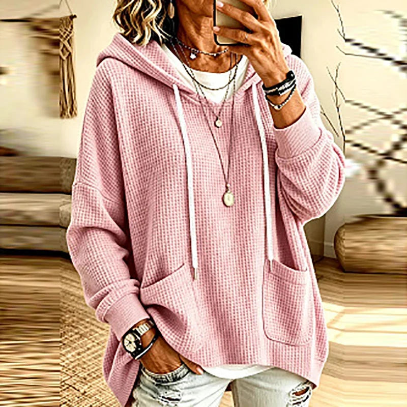 Sadona Waffle Pullover Hoodie