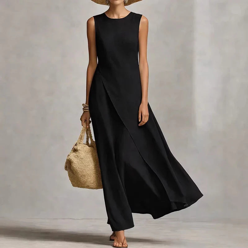 Saffira Breathable Casual Maxi Dress
