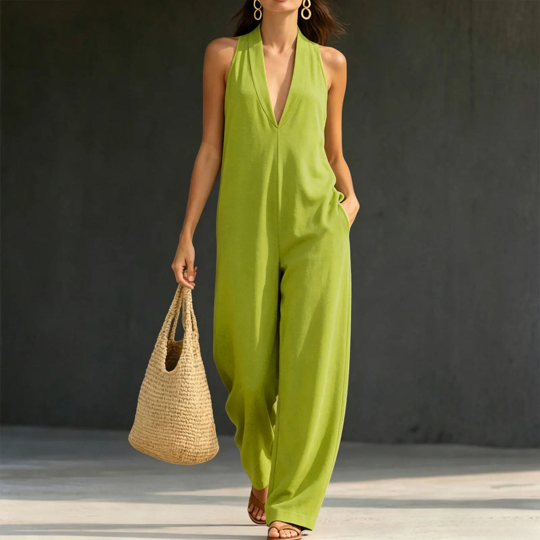 Avionne Comfortable Wide Leg Jumpsuit
