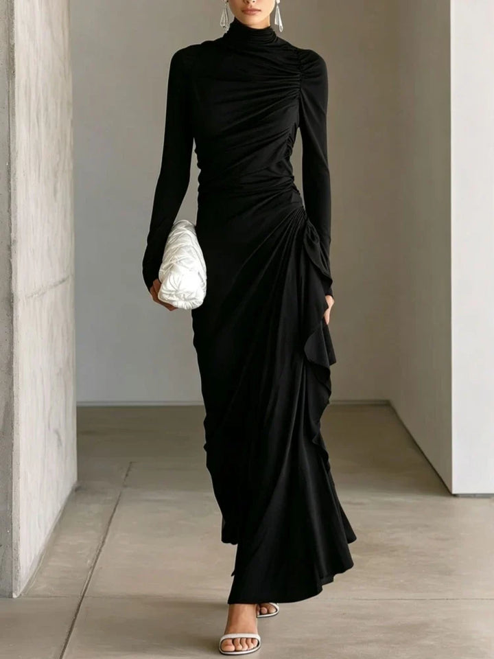 Solena Ruffle Wrap Maxi Dress