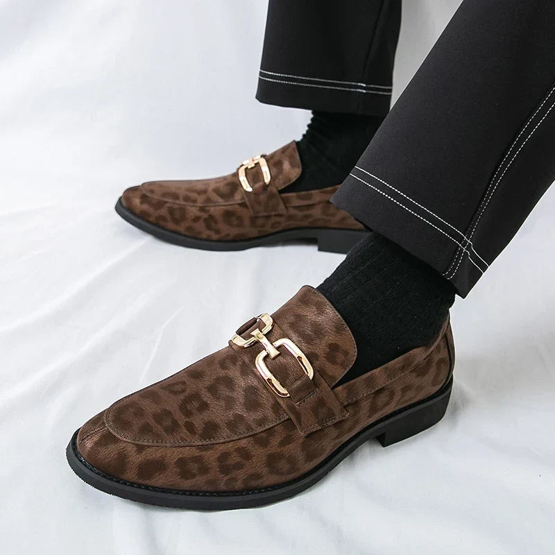 Rafael Leopard Loafers