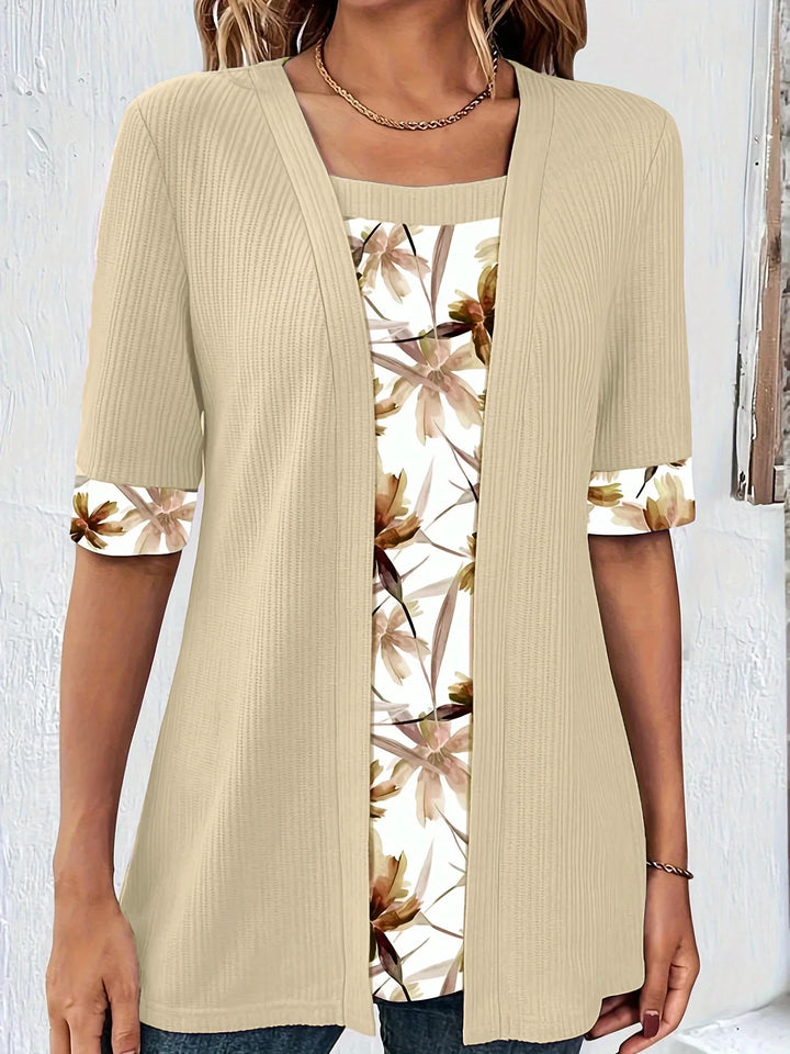 Kimberly Casual Floral Two-Piece Set