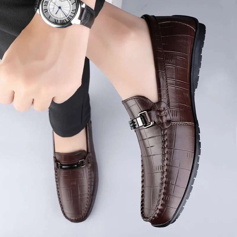 Logan Leather Dress Loafers