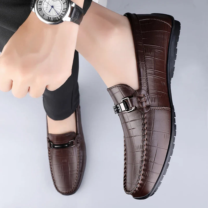 Logan Leather Dress Loafers