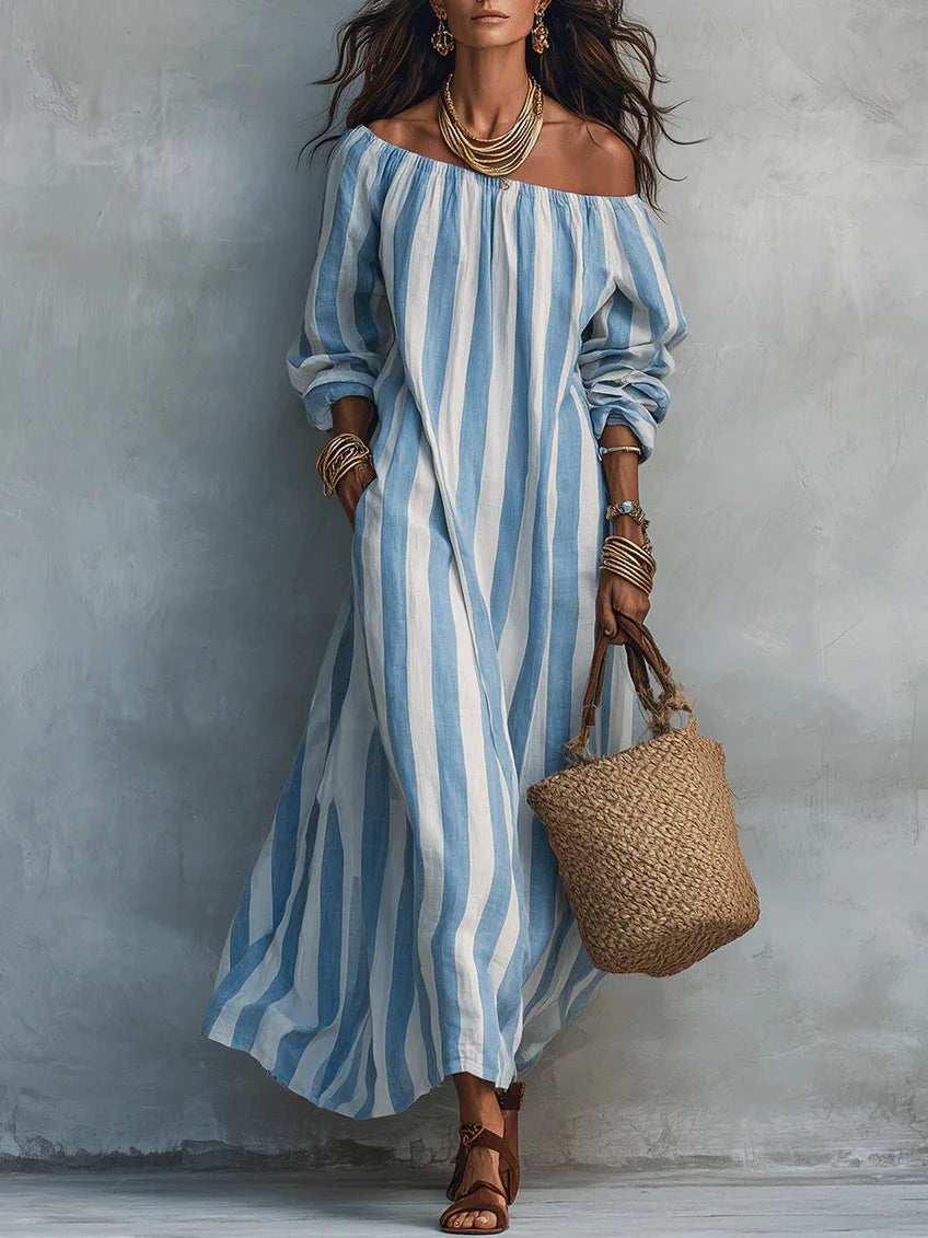 Isobel Off Shoulder Maxi Dress