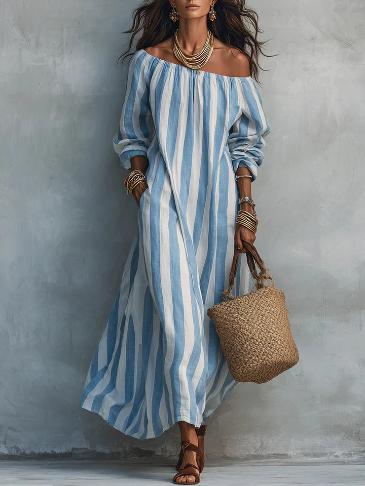Isobel Off Shoulder Maxi Dress