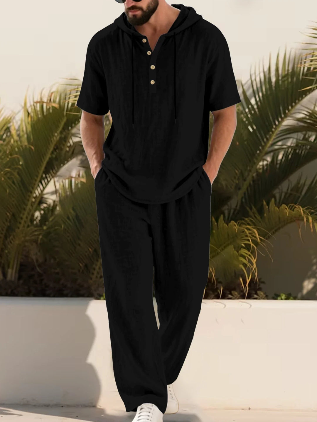 Brooks Relaxed Henley Trouser Set