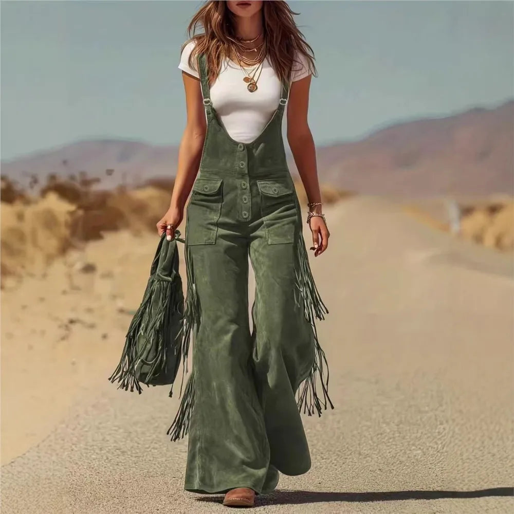 Amara Adjustable Fit Tassel Jumpsuit